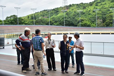建設局視察台中市自由車場整建工程-盼爭取公共工程金質獎