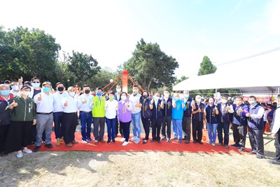 沙鹿明秀公園多功能管理中心開工-盧市長-強化整體社區機能