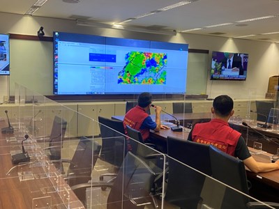 午後強降雨-中市建設局成立緊急應變小組因應