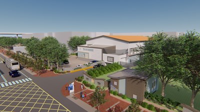 兼顧教學及居民需求-大里立新國中活動中心暨地下停車場8月開工