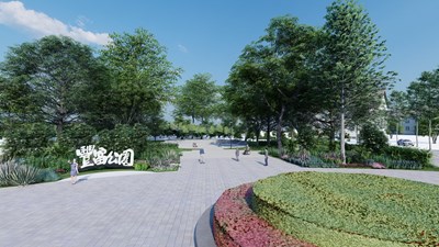 城市減法美學-新風貌-中市南屯區豐富公園入口意象優化