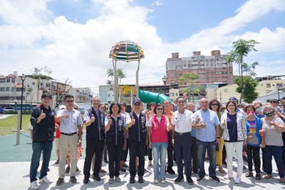 公園空間機能再升級-南屯區中和公園遊戲場完工啟用