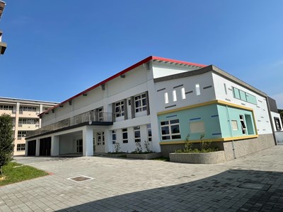 01-斥資32億再創教育與交通新標竿-大里立新國中活動中心主體工程完工_0