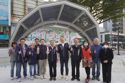 01-北區文心中清廣場全新亮相-中市建設局融合地方記憶打造人氣新地標