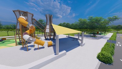 01-臺中首座種籽公園誕生-后里環保公園-孩籽世界-遊戲場開工_0