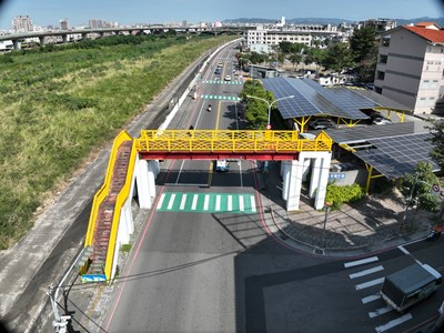 01-大里甲堤南路天橋拆除明啟動 ！建設局斥300萬打造安全友善人行空間