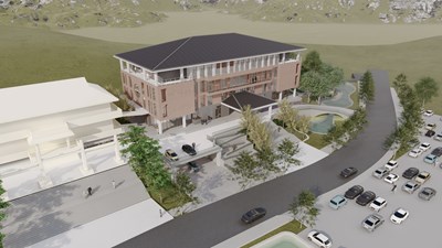 東勢區第一公墓公園化納骨塔興建工程