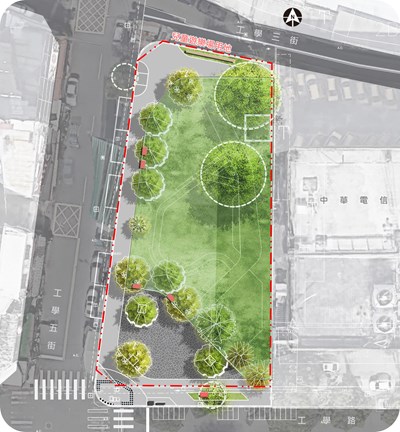 01-翻轉台中高工旁街角空間！中市建設局啟動公園綠美化工程 提升休憩與人本環境