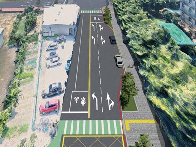 01-打造安心上學路-中市斥資近億元改善鹿峰國小周邊人行環境_0