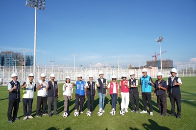 01-「FIFA認證」台中國際足球園區8月完工倒數！建設局長：打造國際賽事新舞台