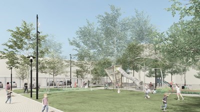 把地方故事搬進大里光武公園-中市建設局投入1-108萬元打造-鹹菜桶主題遊戲場