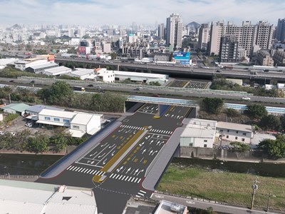 西屯漢翔路「瓦磘橋」10/13起封橋拓寬！ 中市建設局籲用路人提前改道