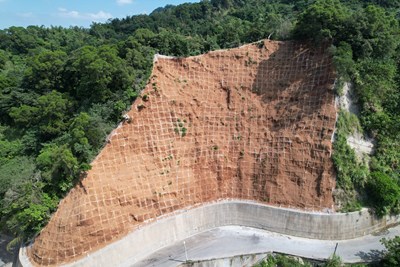 迎戰薔琵颱風！中市建設局完成20處山區道路復建 投入近3億元強化邊坡安全