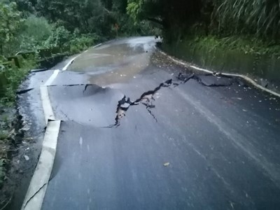 豐原-新社區東陽路因大雨中斷-請改道通行