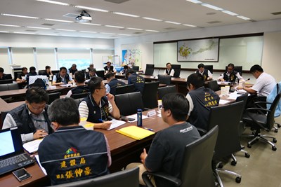 中市建設局因應白鹿颱風召開防災會議-強調市民安全優先