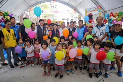 台中市大雅區二和公園啟用典禮-吸引鄉親朋友到場祝賀