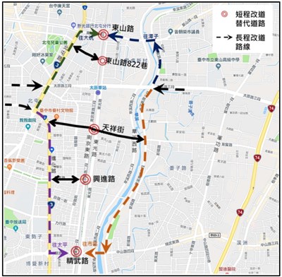 改道路線建議