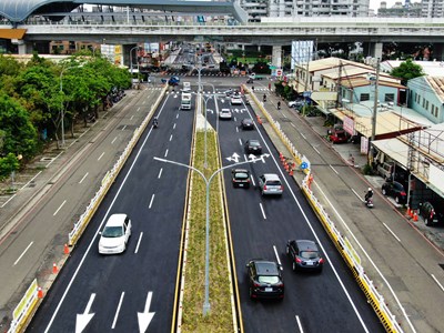 太原路主線全段車道開放通行