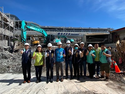 Group Photo Taken at the Site