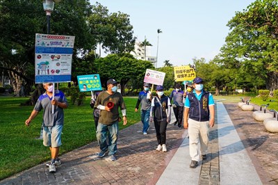 中秋連假守護市民不打烊-中市建設局成立防疫宣導隊