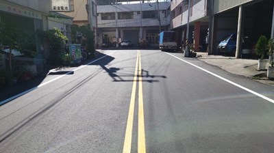 春節最大心的禮物-東勢區新盛街道17公里道路燙平完工