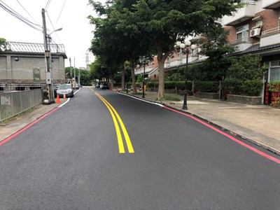 打造優質道路-中市豐原角潭路燙平完工