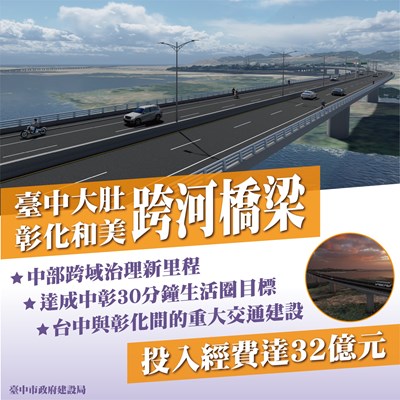 中部跨域治理重大工程-大肚和美橋-即將動工