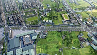 市政路延伸工程-完工模擬圖