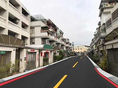 完工通車後-可提供居民出入安全及便利的道路