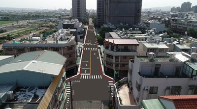 南區福田一街打通模擬圖