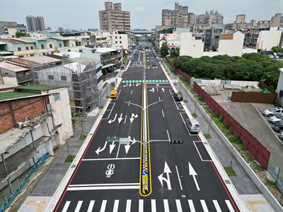 太平區市民大道設置人行通行環境