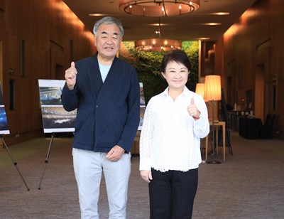 日本知名建築師隈研吾拜會-盧市長宣示孵蛋決心