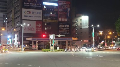 點亮臺中重要路口夜間照明-積極改善人行環境守護市民安全